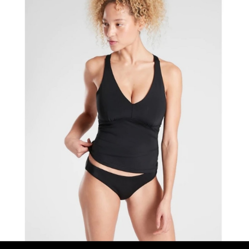 Athleta plunge tankini top